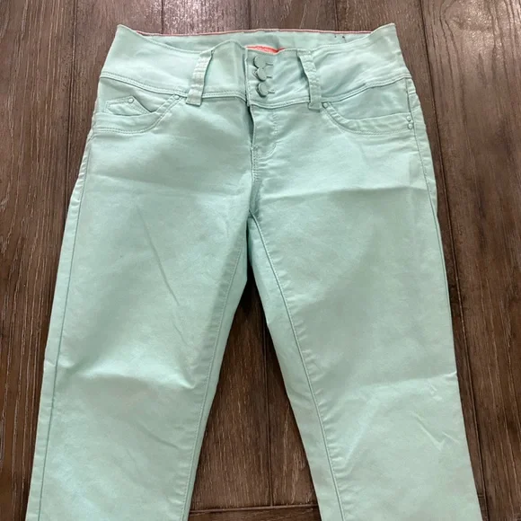 YMI Light Green Jeans - Picture 1 of 11